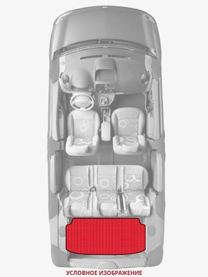 ЭВА коврики «Queen Lux» багажник для Cadillac CTS Coupe